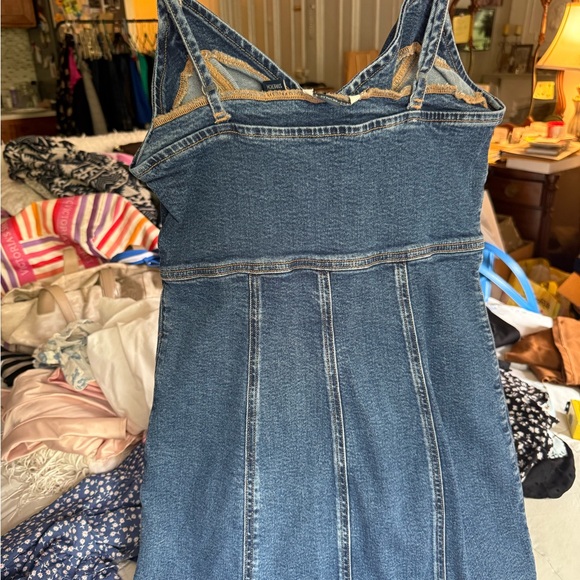American Eagle Denim Zip-Up Dress - Picture 3 of 3